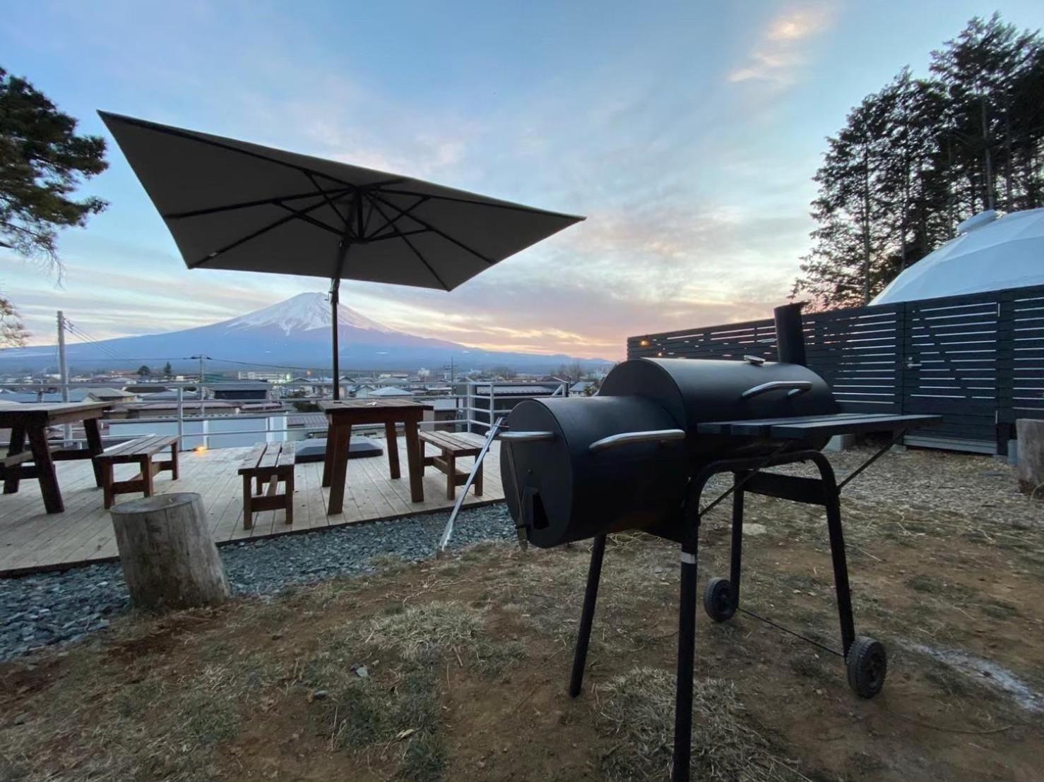 Mount Fuji Panorama Glamping Guest House Fujikawaguchiko Eksteriør bilde