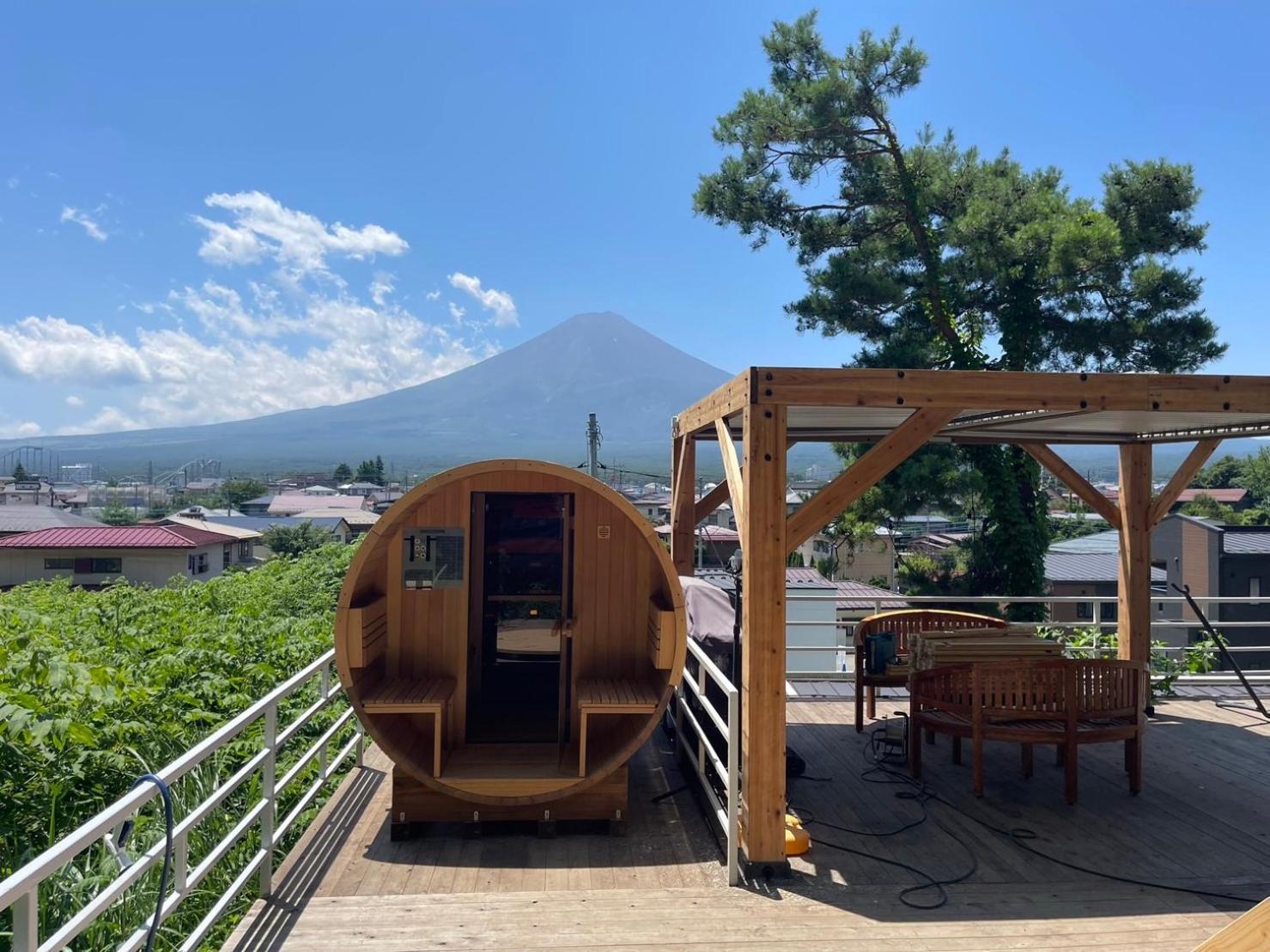 Mount Fuji Panorama Glamping Guest House Fujikawaguchiko Eksteriør bilde