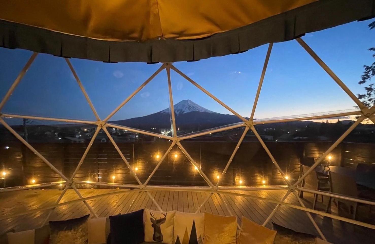Mount Fuji Panorama Glamping Guest House Fujikawaguchiko Eksteriør bilde